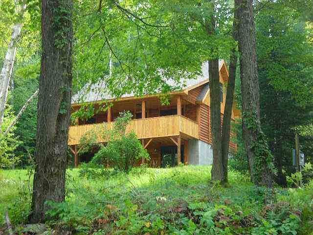 Nestled in the woods