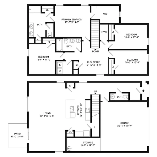 Floor plan Elston