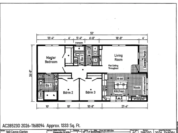 347 Graham Branch Rd Plan, Village of Cool Branch