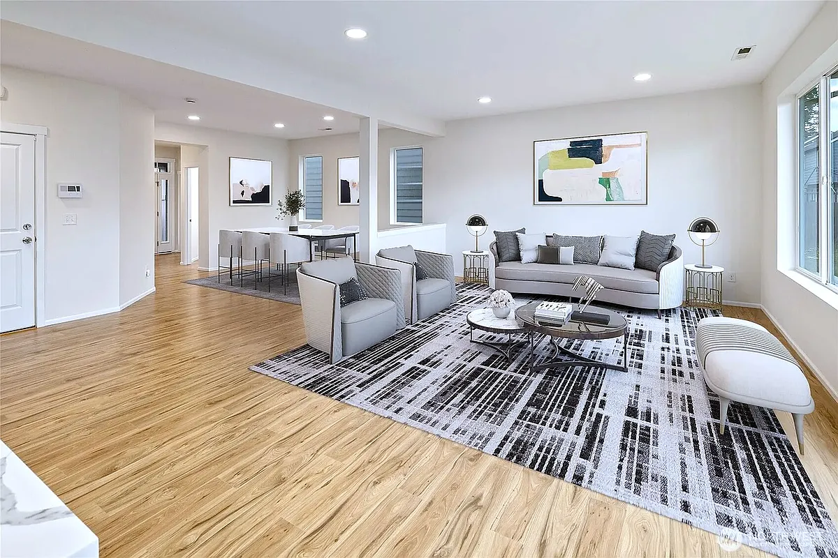 Living Room - Staged - 8117 175th Street Ct E