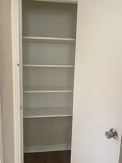 Linen closet hallway