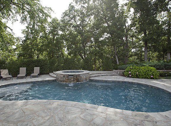 Tranquil heated, salt water gunite pool and spa!