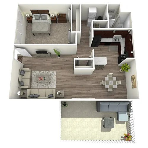 Floor plan The Hideaway