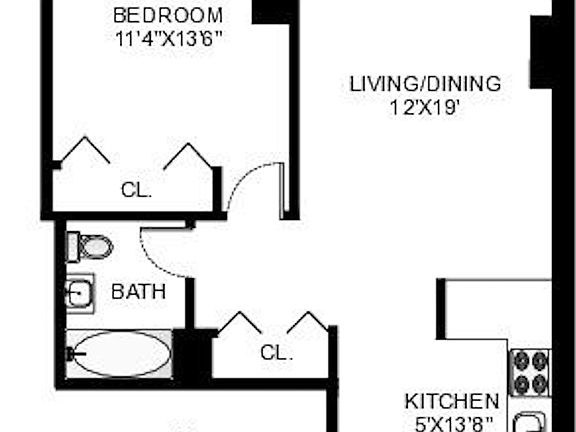 2nd image of 350 W 42nd St APT 8D