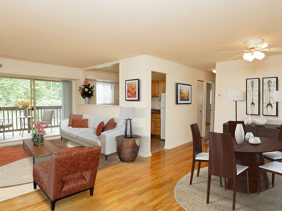 Two bedroom living and dining space with private balcony