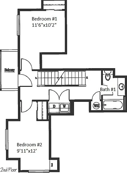 Unit #2 - 2nd Floor Unit #2 - 2nd Floor