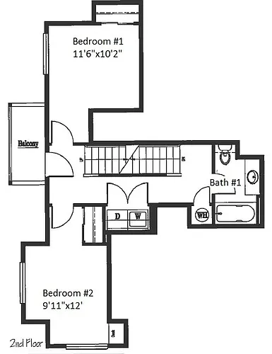 Floor plan 4x2A