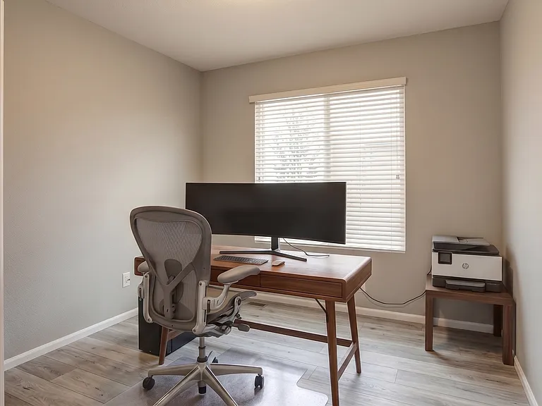 main floor den / office
