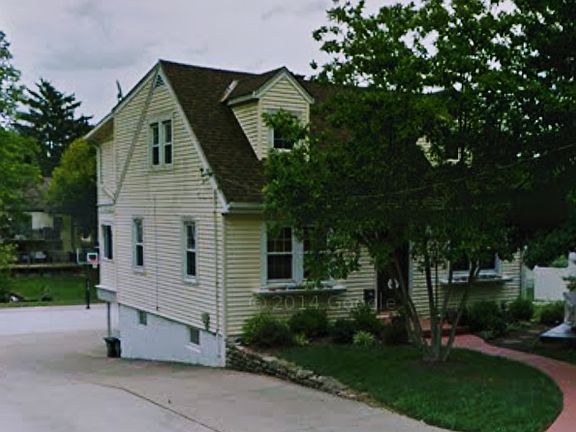 shaded front yard