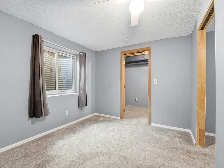 Basement flex room, with large walk in closet.