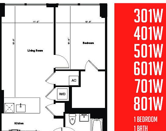 2nd image of 2-14 50th Ave #801W