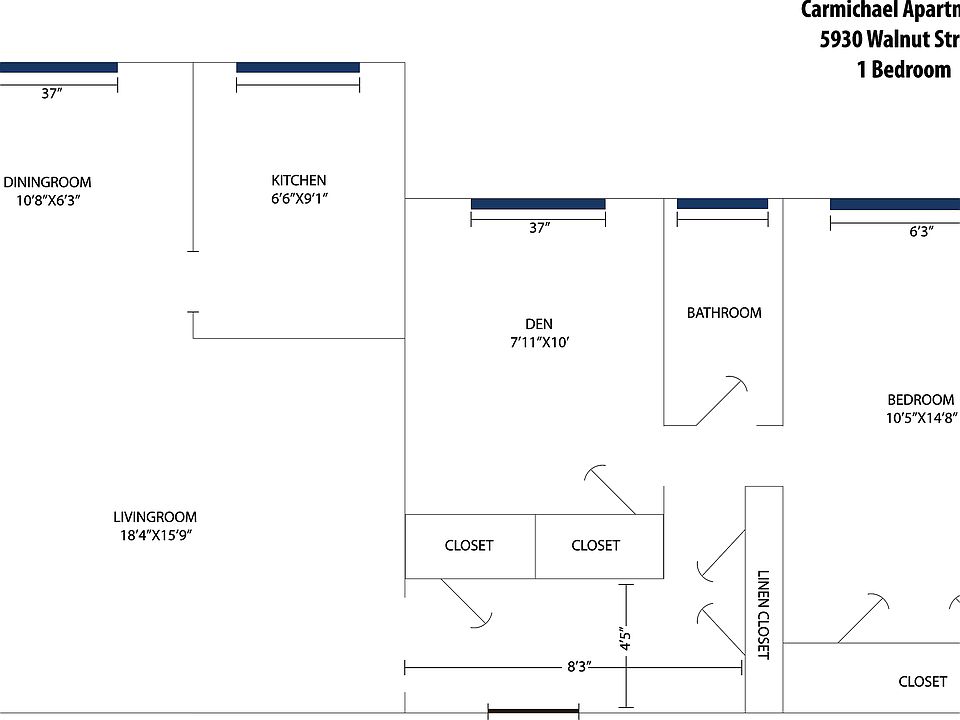 2nd image of 5930 Walnut St APT D1