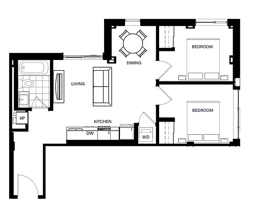 Floor plan 2-A
