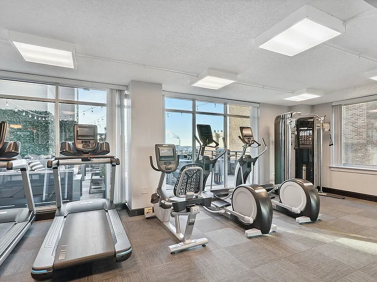 Fully equipped fitness center
