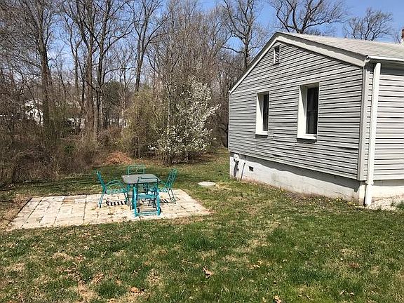 Side of house patio