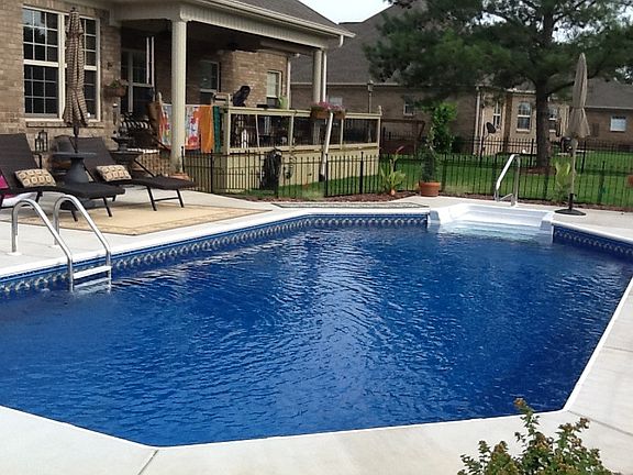 Salt Water Pool and Patio
