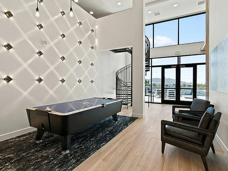 The Richmond Apartments Game Room in Salt Lake City