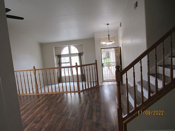Looking at living room from dining area