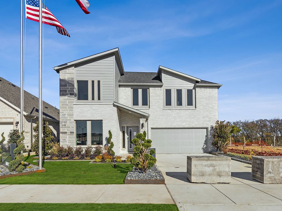 Whitewing Trails Claret Model Home in Princeton TX by Trophy Signature Homes