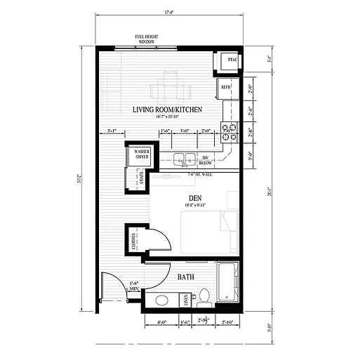 Floor plan PILLSBURY