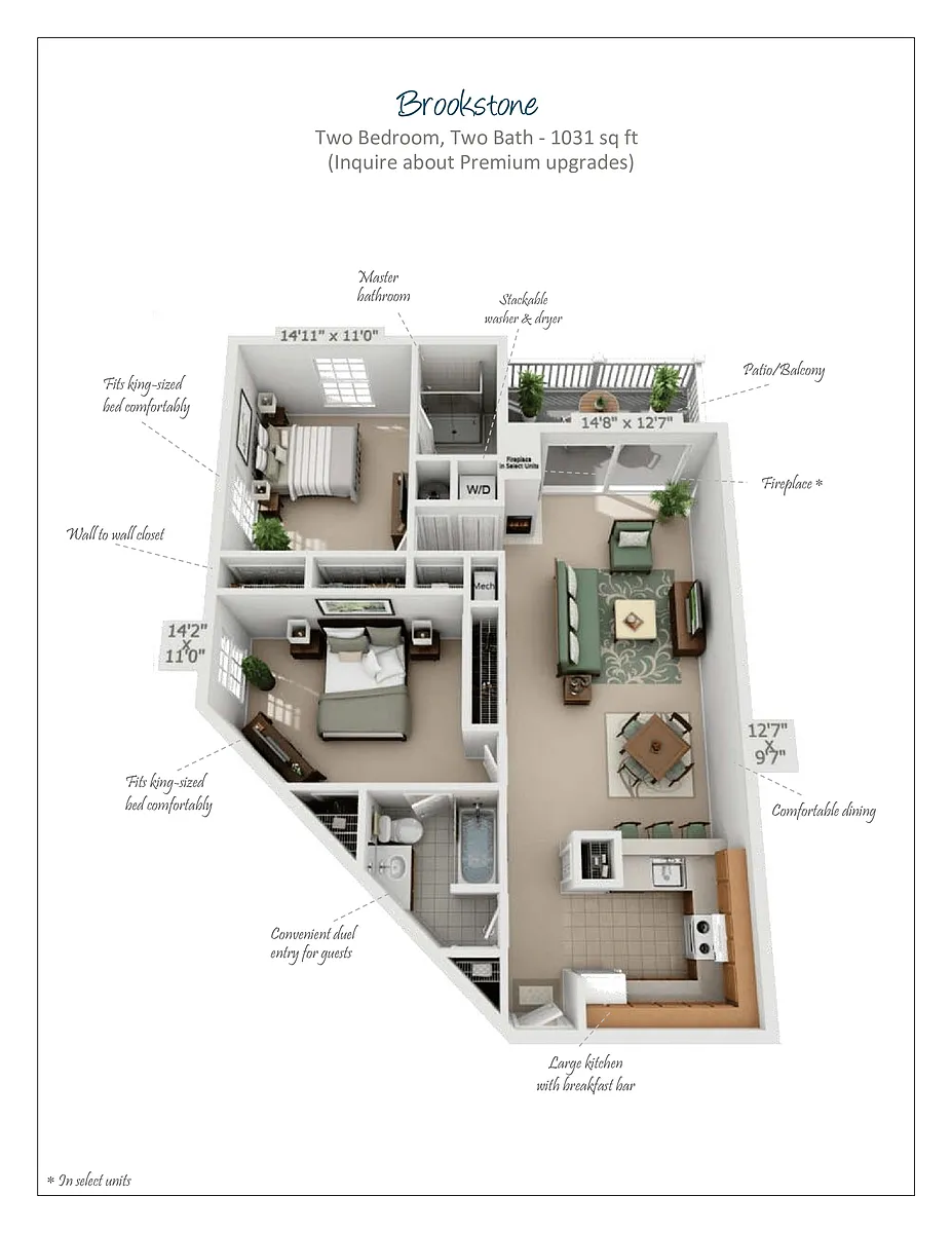 Floor plan Brookstone