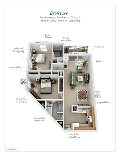 Floor plan Brookstone