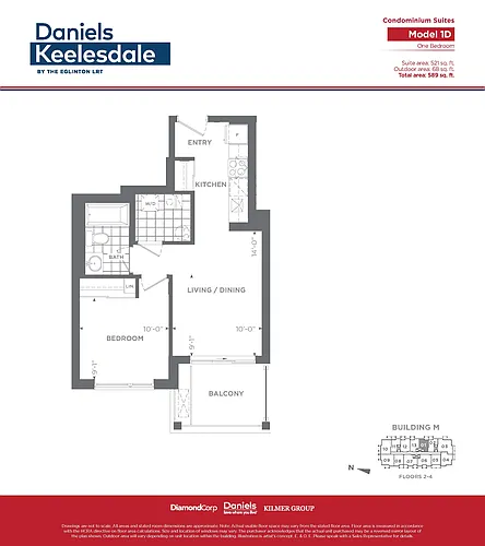 Floor plan Model 1D