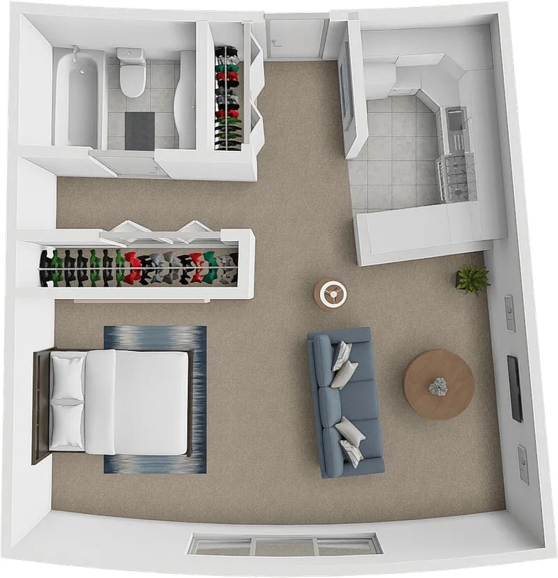 Floor plan The Minnow