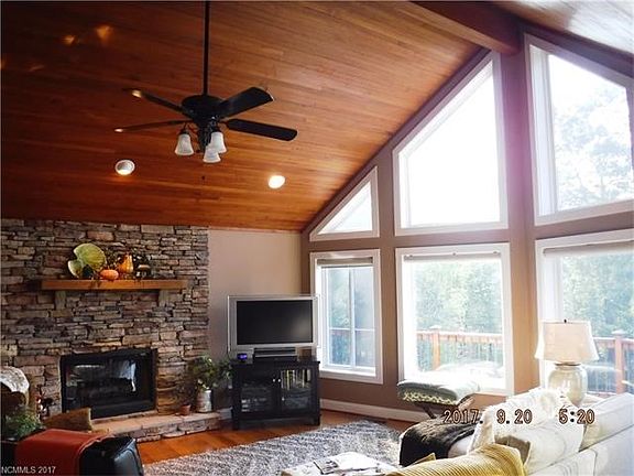 Great room with soaring ceiling