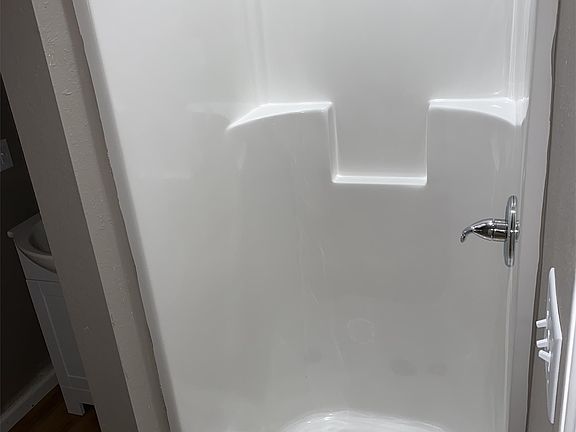 Brand new stand up shower.