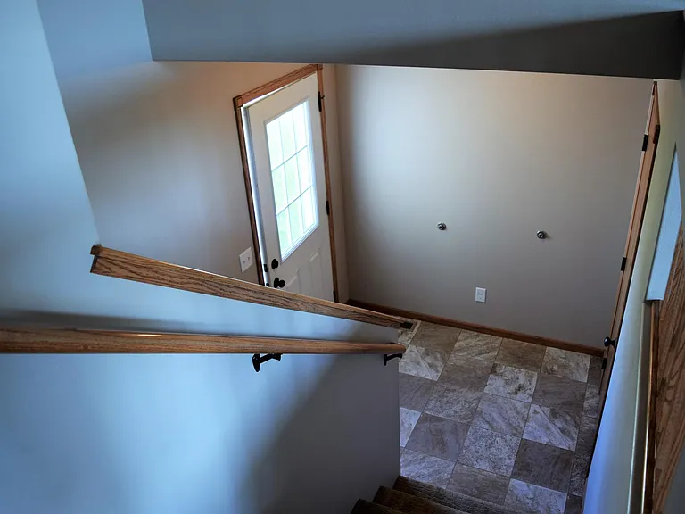 Spacious entry with extra closet