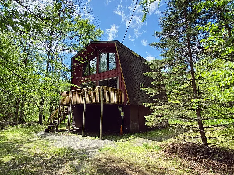 Front view of the house