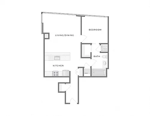 Floor plan 1E