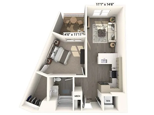 Floor plan A1D