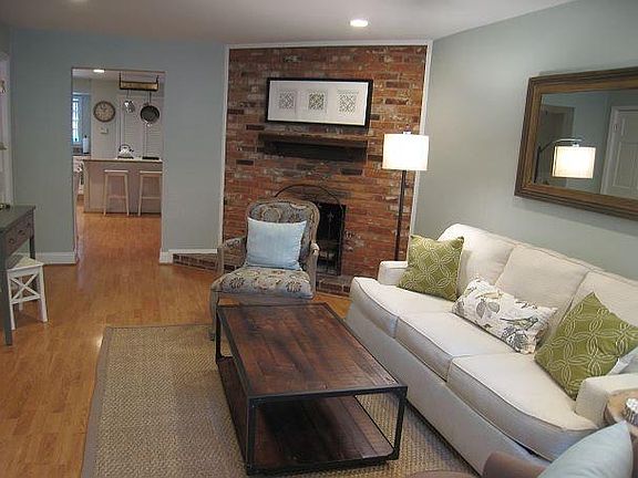 Living Room with Fireplace