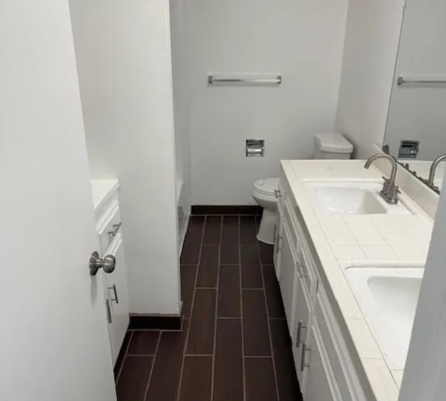 Upstairs bathroom featuring a tub and shower combination.