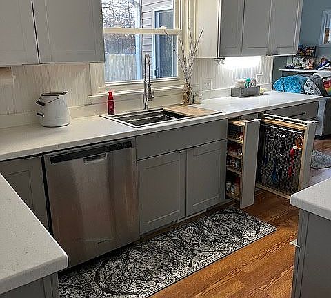 Kitchen with pull outs