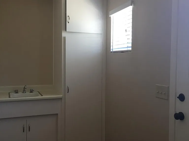 one side of laundry room
