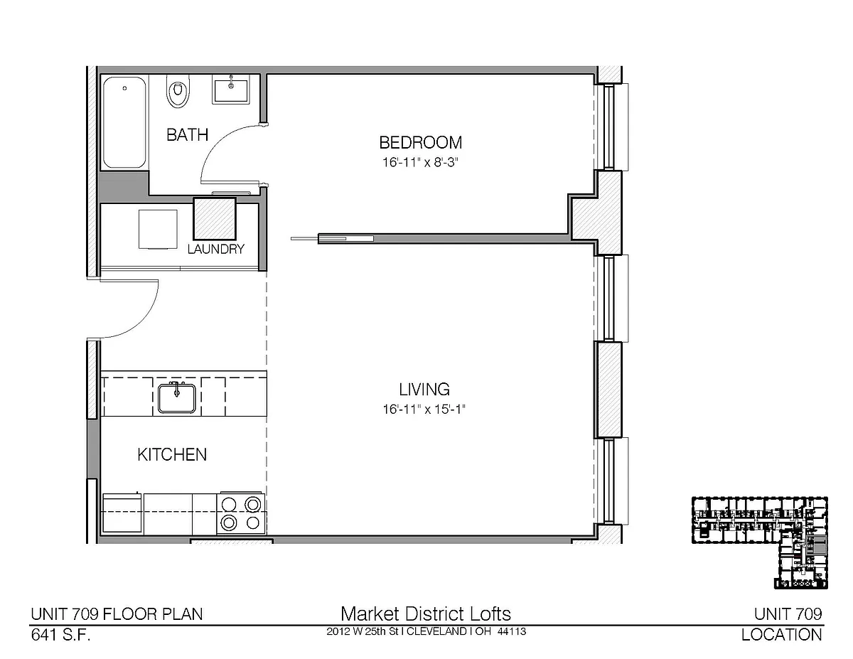 Floor plan 709