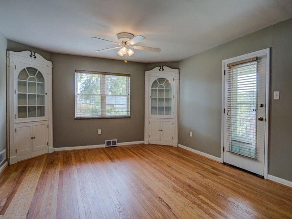 Dining Room - the built in cabinets will remain but the wall on the left will be a half wall with a breakfast bar