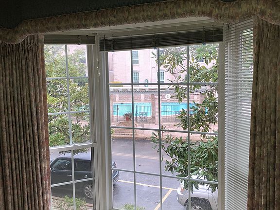 Front rooms look out to pool