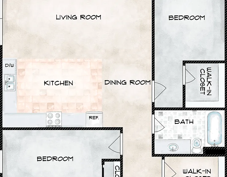 Referee Floorplan Diagram