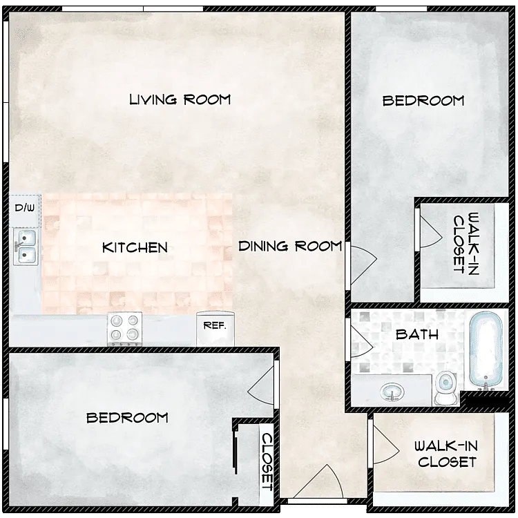 Floor plan Referee
