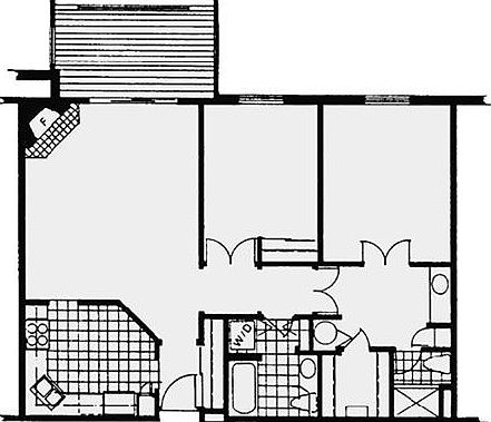 2 bd 2 ba 1125 sf