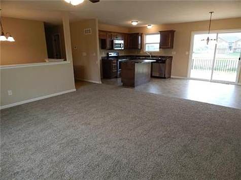 Spacious open living plan