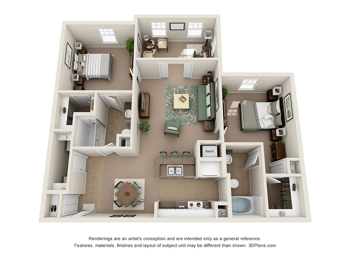 Floor plan B3 - The Paris