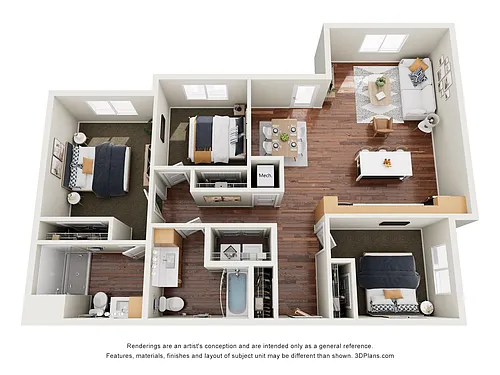Floor plan 3A