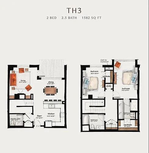 Floor plan TH3