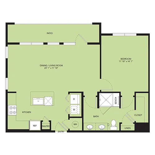 Floor plan A5-837sf