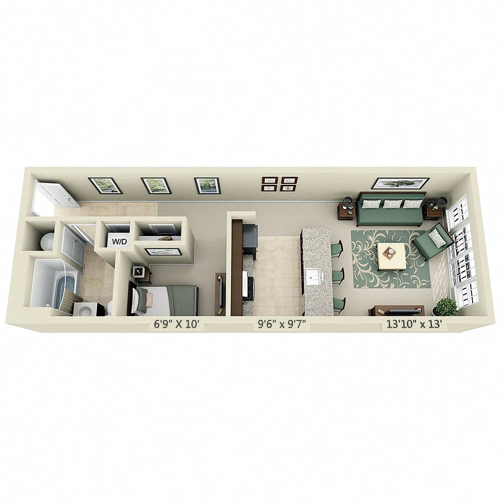 Floor plan S1B